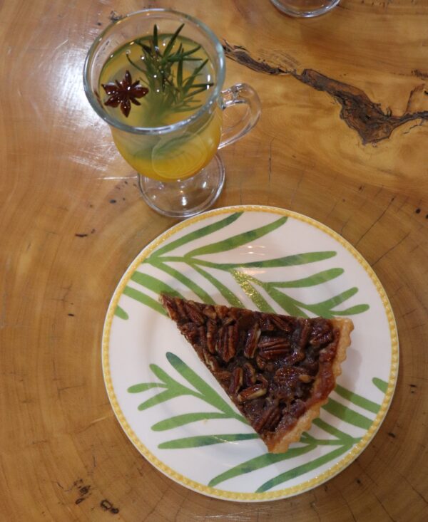 pie de pecanas porción